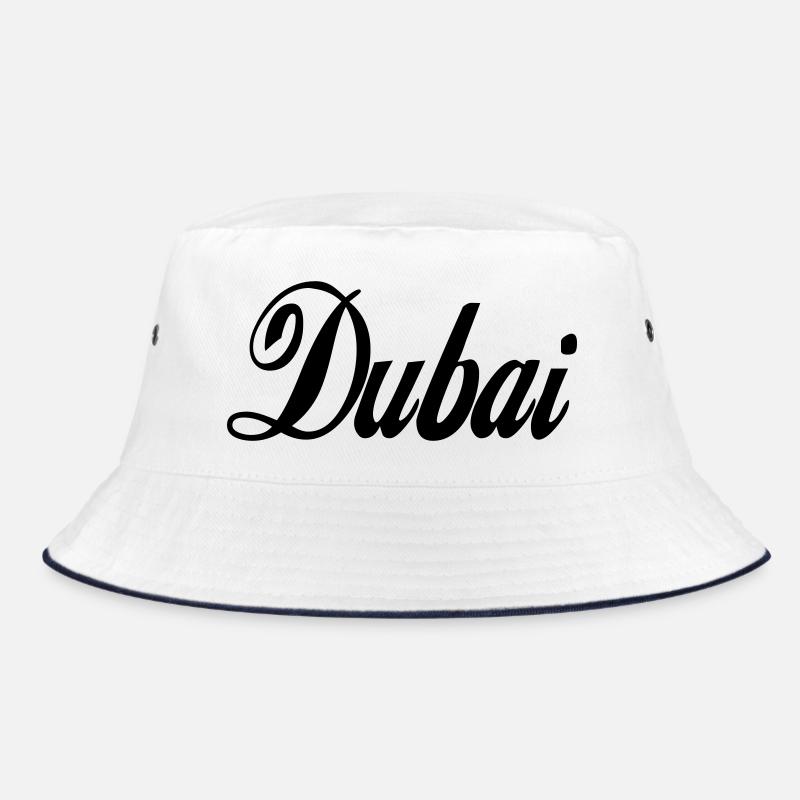 Dubai - Bucket Hat - Weiß/Navy