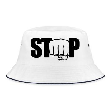 Stop | Faust | Fist - Bob - blanc/marine - Devant