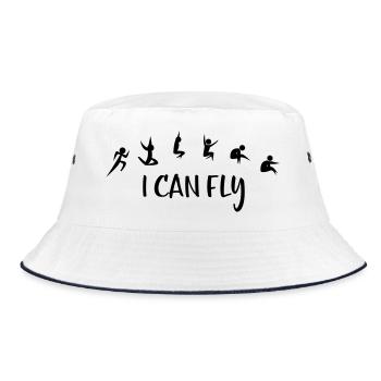 long jump - Bucket Hat - white/navy - Front