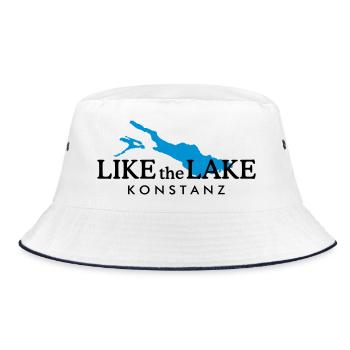 Like the Lake - Konstanz am Bodensee - Bucket Hat - Weiß/Navy - Vorne