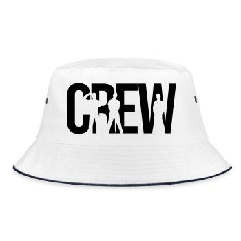 crew - Bucket Hat - white/navy - Front