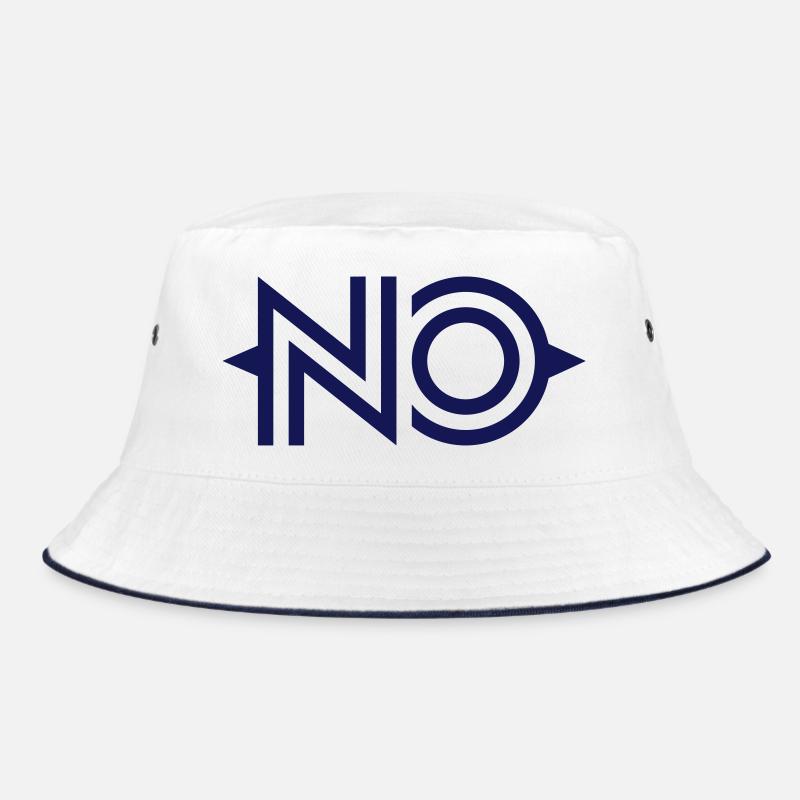 das original NO HB - Bucket Hat - Weiß/Navy