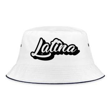 latina latin femme pouvoir plage d’été sexy - Bob - blanc/marine - Devant