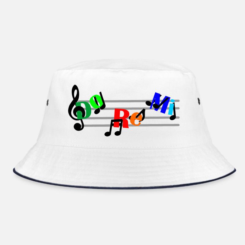 Do re mi scale color Bucket Hat