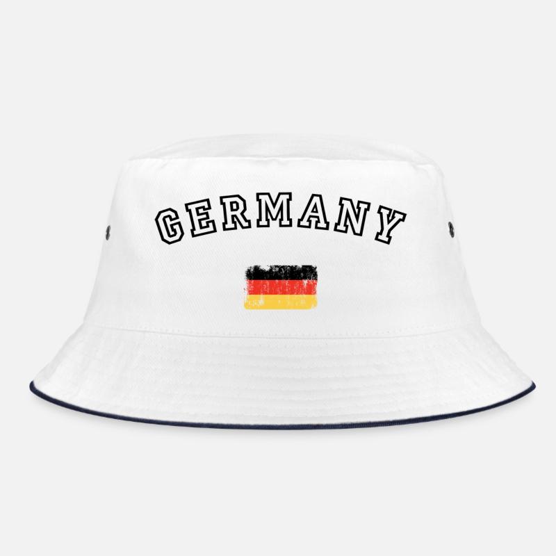 Drapeau allemand à rayures Pop Art - Bob - blanc/marine