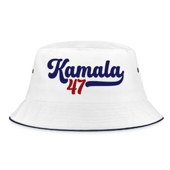 KAMALA HARRIS Amérique - Bob - blanc/marine - Devant