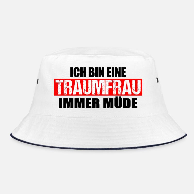 Ich bin eine Traumfrau immer müde Bucket Hat