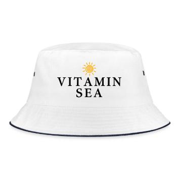 Vitamine Mer - Bob - blanc/marine - Devant