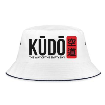 Kudo - Arts Martiaux Japonais - Bob - blanc/marine - Devant