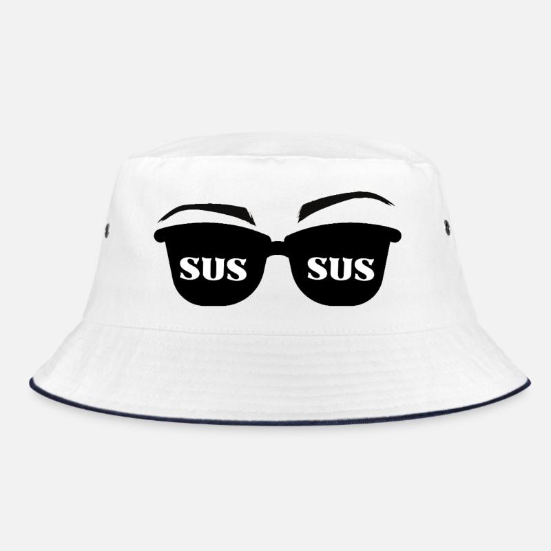 SUS Sunglasses Meme Design Bucket Hat