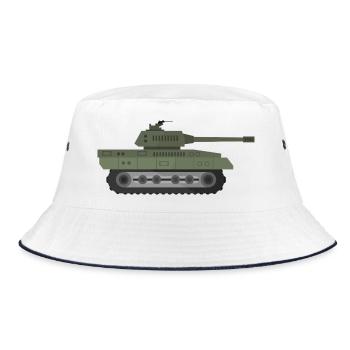 Char militaire - Bob - blanc/marine - Devant