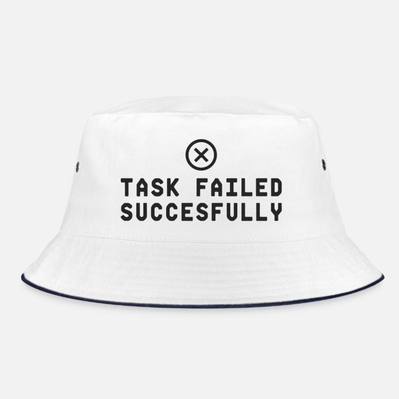 Task Failed Successfully IT Paradoxon Bucket Hat