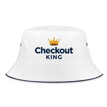 Checkout King Dart Crown Sport Outfit - Bucket Hat - white/navy - Front