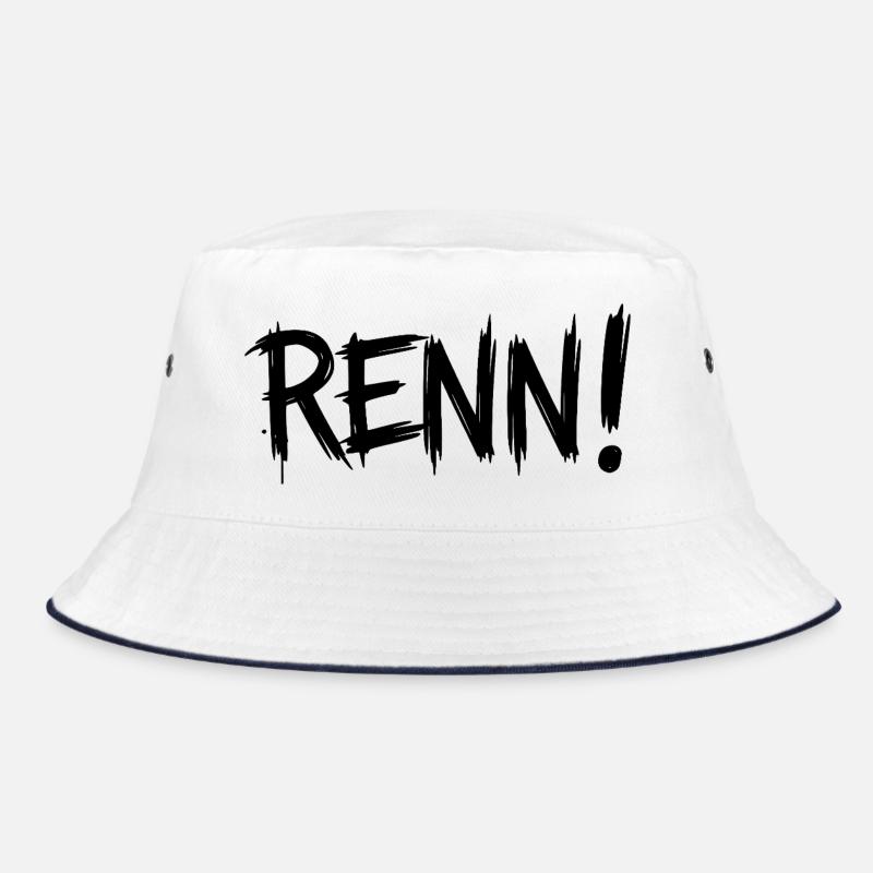 Run! (Running, running, jogging, runner) Bucket Hat