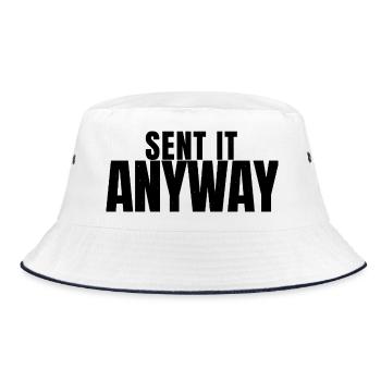BMX - Sent It Anyway - Fahrrad - Bucket Hat - Weiß/Navy - Vorne