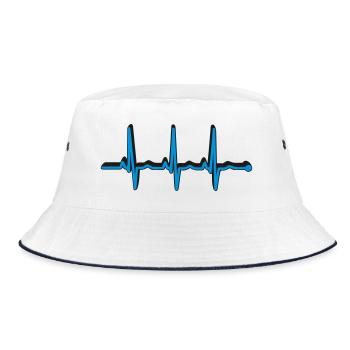 la fréquence des battements cardiaques - Bob - blanc/marine - Devant