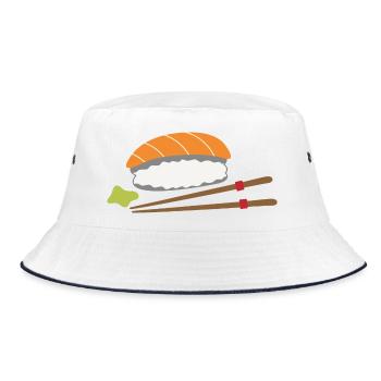 sushi - Bucket Hat - white/navy - Front