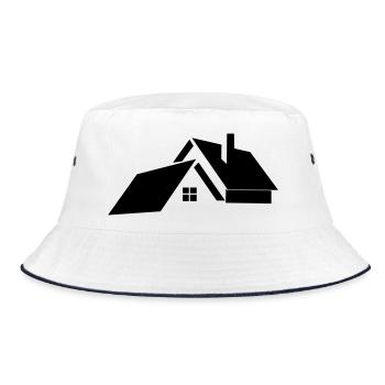 Logo pour la maison ou la maison - Bob - blanc/marine - Devant