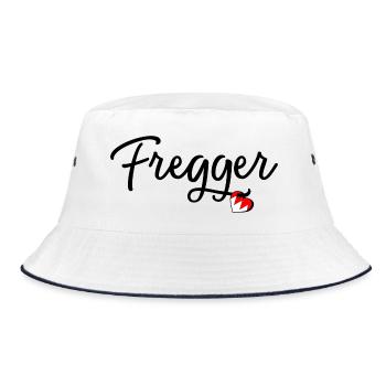 Fregger - Bucket Hat - Weiß/Navy - Vorne