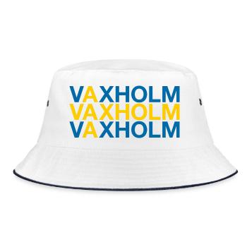 VAXHOLM Sverige Sweden Sweden Flag - Bucket Hat - white/navy - Front