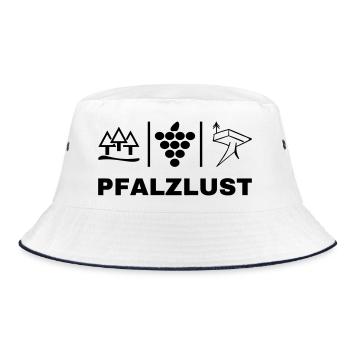 Pfälzer Life Style - Bucket Hat - Weiß/Navy - Vorne