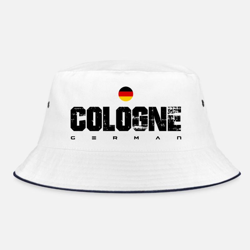 German Flag Crest Circle Bucket Hat