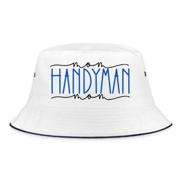 Artisan Proud Mom Cadeau mignon - Bob - blanc/marine - Devant