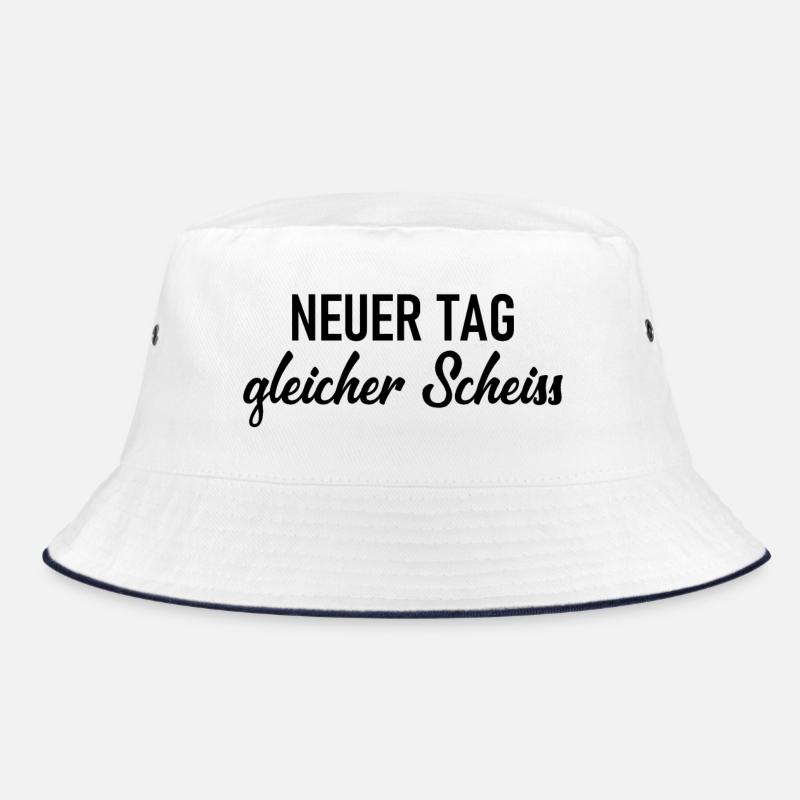 Neuer Tag - Gleicher Scheiss - Scheiß Bucket Hat