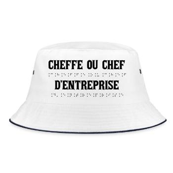 Chef d'Entreprise Motivant - Bob - blanc/marine - Devant