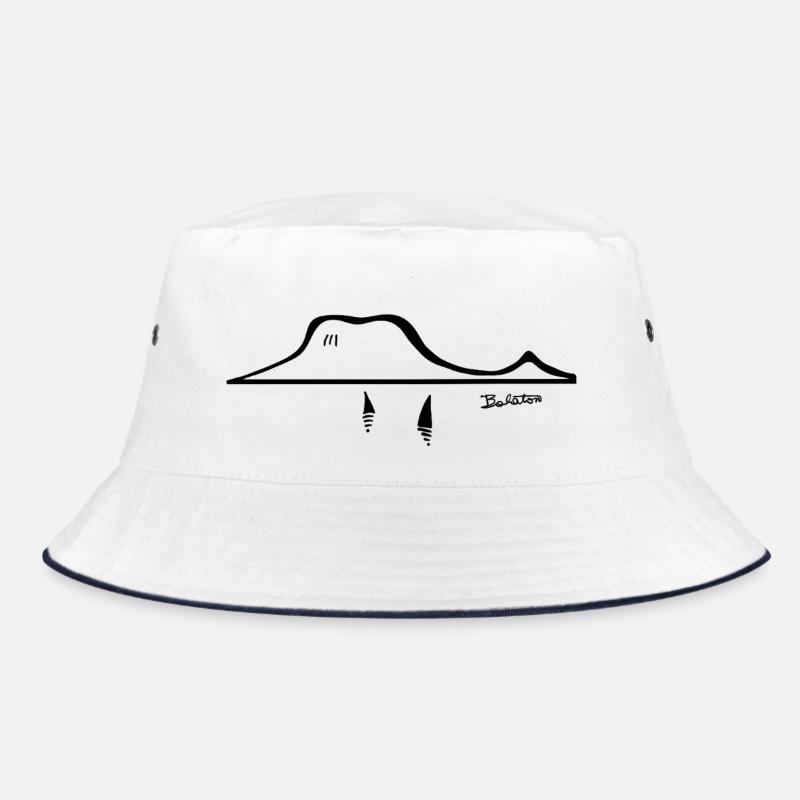 Balaton - Bucket Hat - Weiß/Navy