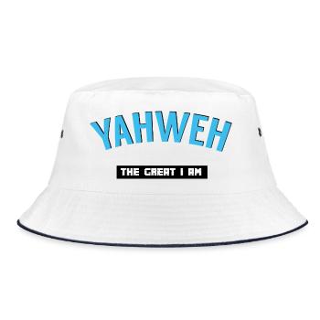 Design Graphique Yahweh Spirituel - Bob - blanc/marine - Devant