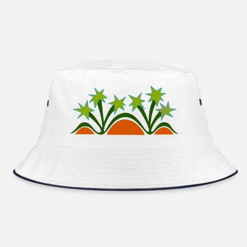 Palm trees & dunes by Cean Bucket Hat