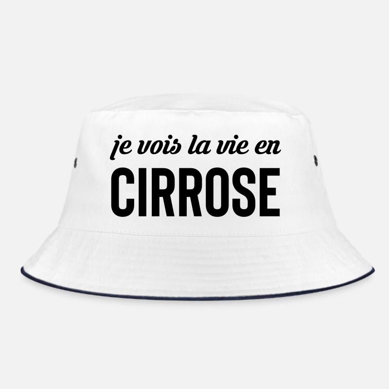 I see life in cirrosis - alcohol Bucket Hat