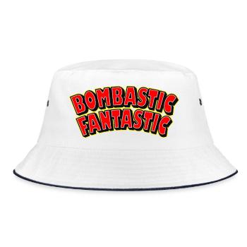 Bombastic Fantastic - Bucket Hat - white/navy - Front