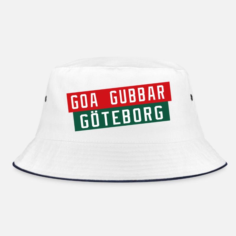 Göteborg Goa Gubbar - Bucket Hat - Weiß/Navy