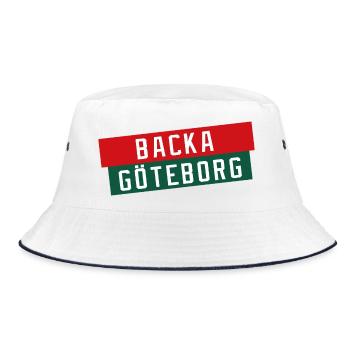 Backa Göteborg Diagonaltext - Bob - blanc/marine - Devant