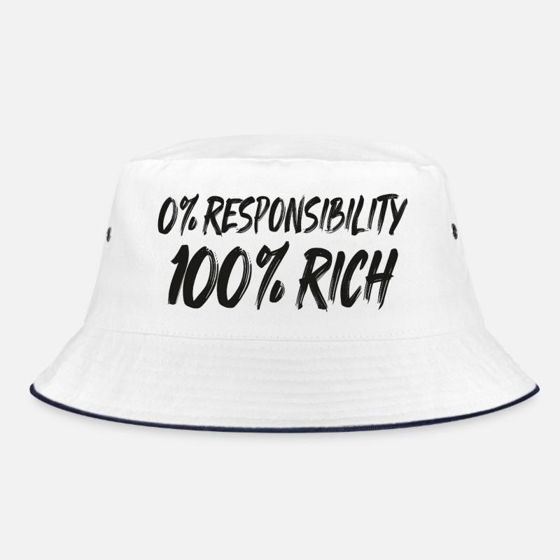 0% Responsibility 100% Wealth Bucket Hat