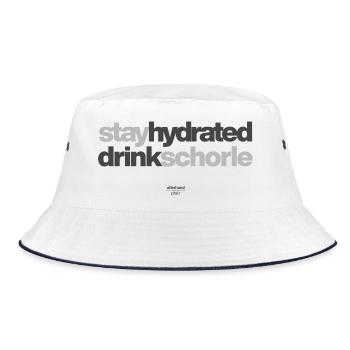 Restez hydraté, boissons spritzer - Bob - blanc/marine - Devant
