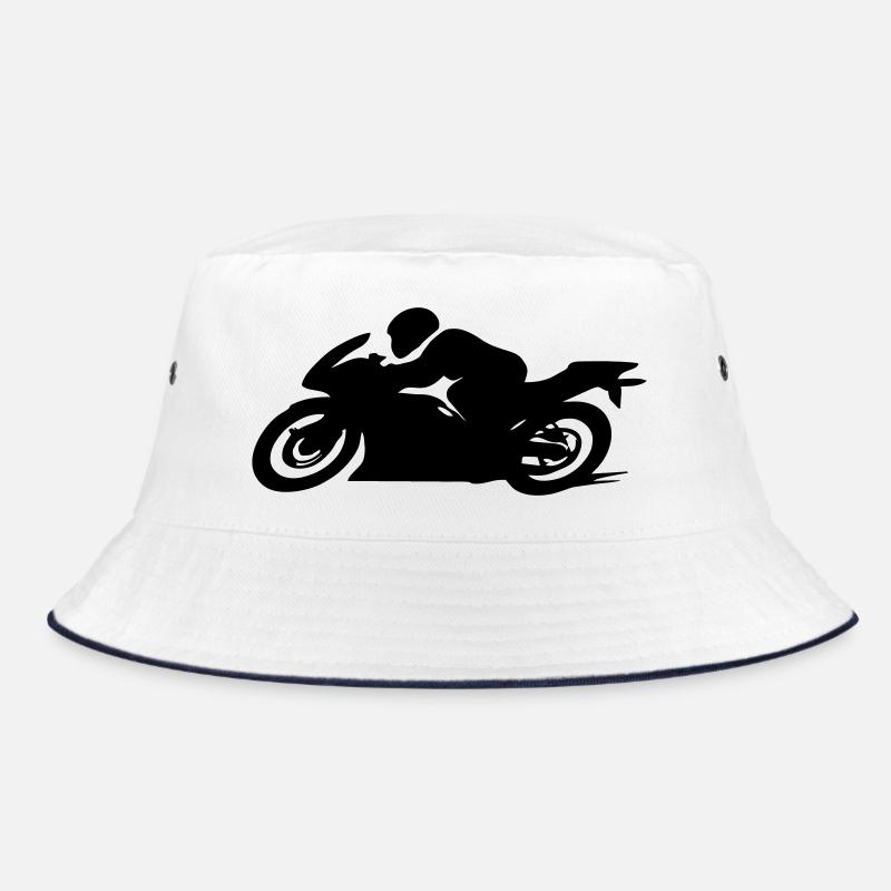 motocyclette - Bob - blanc/marine