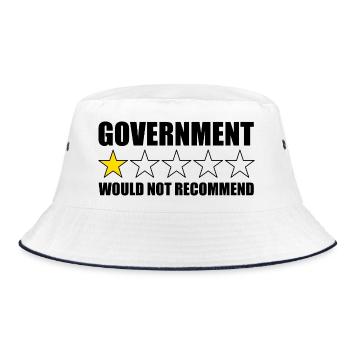 Le gouvernement ne le recommanderait pas. Anti-Direction - Bob - blanc/marine - Devant