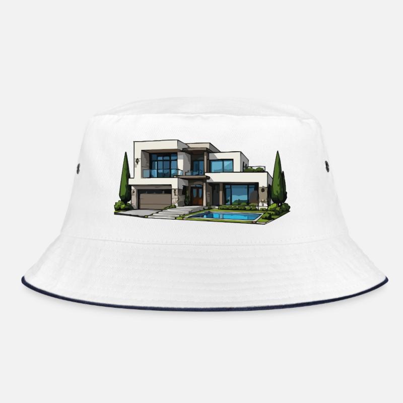 Moderne Villa mit Pool Bucket Hat