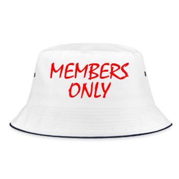 members only - Bob - blanc/marine - Devant