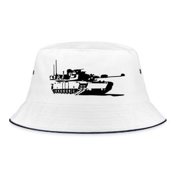 Tank M1 Abrams - Bob - blanc/marine - Devant