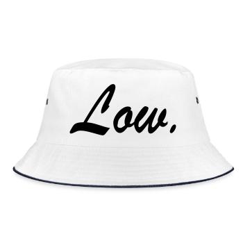 Hommes Femmes Tshirt Tuning Car Voiture Bas Low Bar - Bob - blanc/marine - Devant