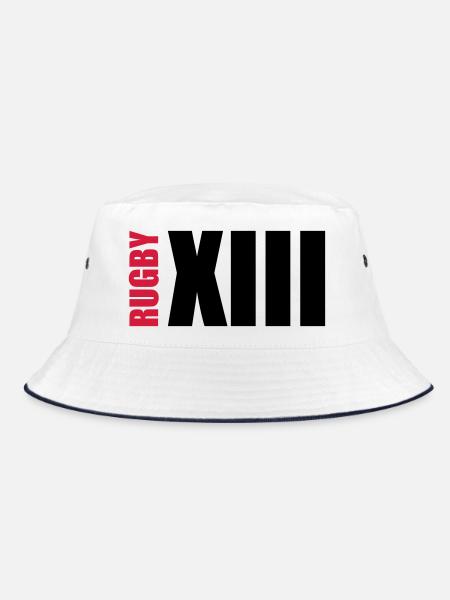 Rugby - Bucket Hat - white/navy - Front
