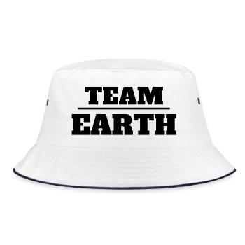 T-shirt de l’Équipe Terre – Durable et respectueux de l’environnement - Bob - blanc/marine - Devant