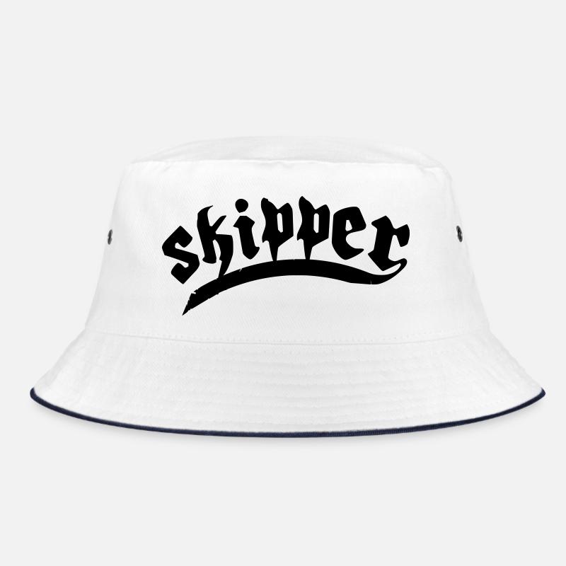 skipper sailing boat Bucket Hat