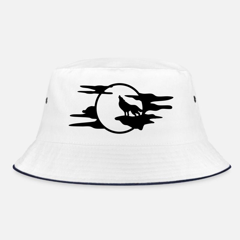 Der schwarze Wolf Bucket Hat