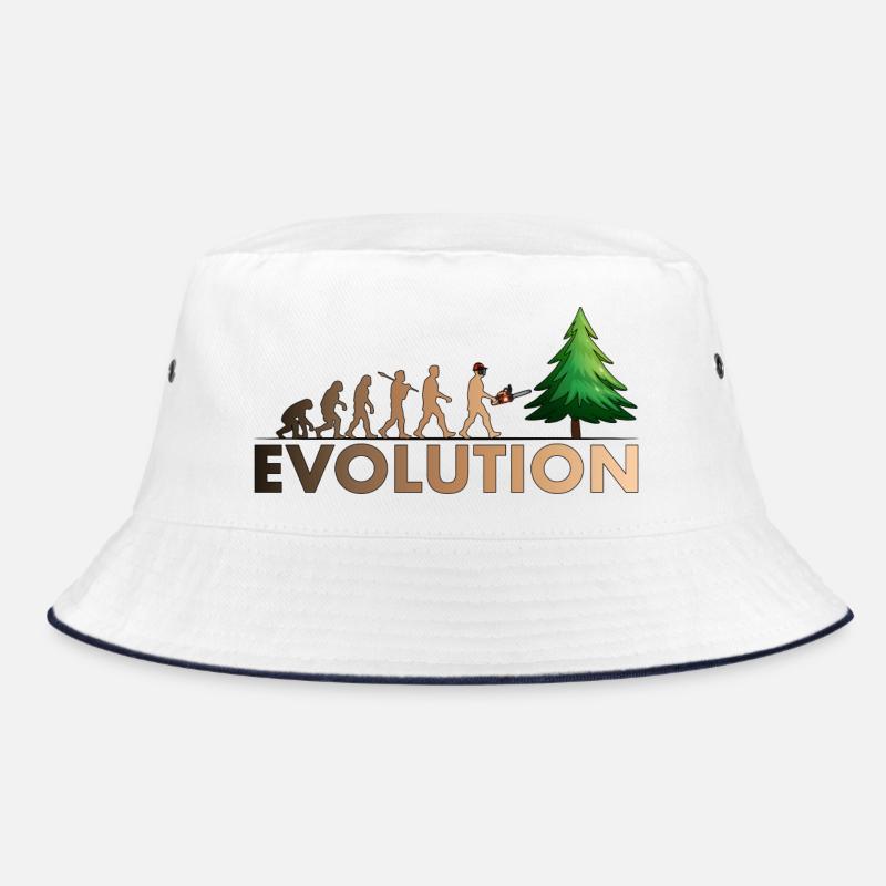Kettensägen Evolution Farbe Bucket Hat