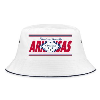 There’s No Place Like Arkansas - Bob - blanc/marine - Devant